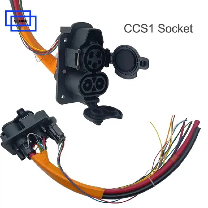 J1772 Combo CCS 1 EV Inlet Socket